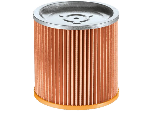 Original Kärcher Patronenfilter mit pleatischem Papier und Metallenden für Nass- & Trockensauger