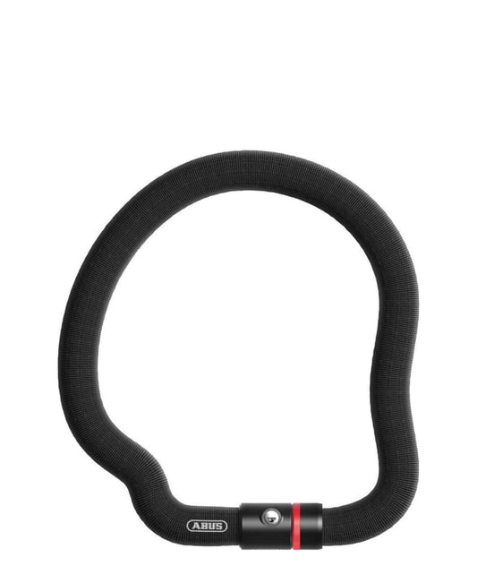 Schwarzes U-Schloss mit Textilüberzug für Fahrrad, ABUS Goose 6206K/110, 100cm