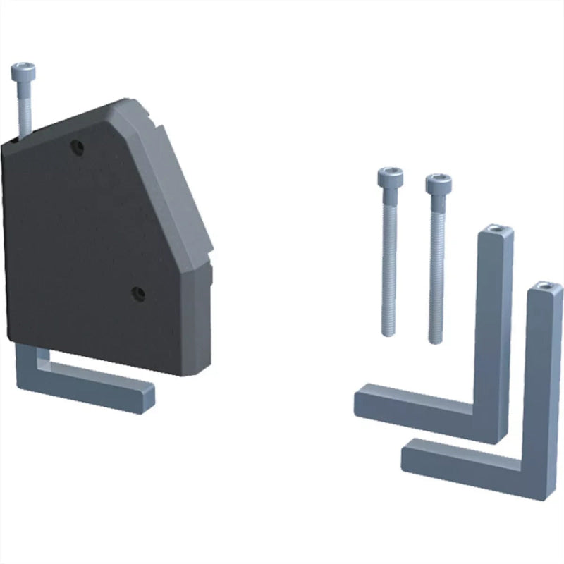 Industrie-Montageteile für BACHMANN DESK Tischsteckdose Aluminium mit Halterung