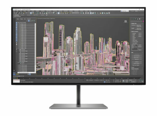 Computerbildschirm mit 3D-Design-Software, HP Z27u G3 Monitor, matt, 2560x1440