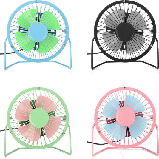 Bunte Tischventilatoren Mini USB Ventilator 15cm für Computer und Notebook