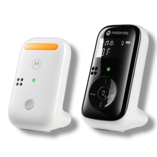 Zwei Motorola PIP11 Babyüberwachungsgeräte mit 2-Wege Audio und Temperaturanzeigen