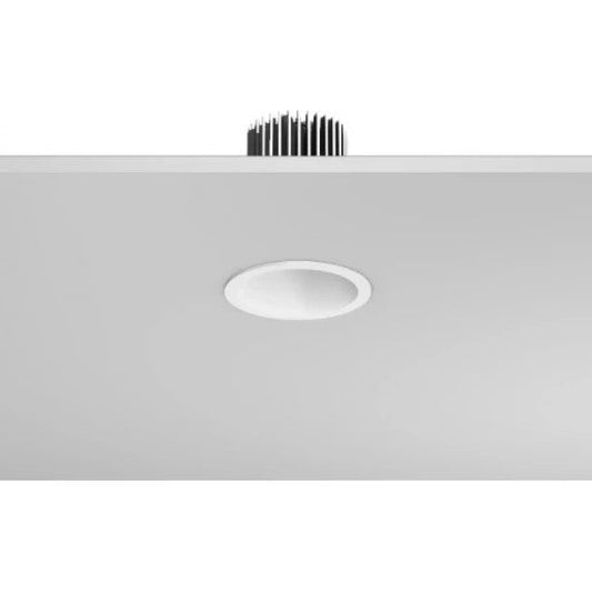 Weiße Einbaustrahler mit schwarzem Hitzeableitungs-Design, modern minimalist style