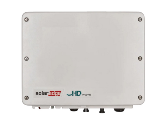 Weißer Solarwechselrichter SolarEdge SE2200H HD-Wave 2,2 kW IP65 für effiziente Energie