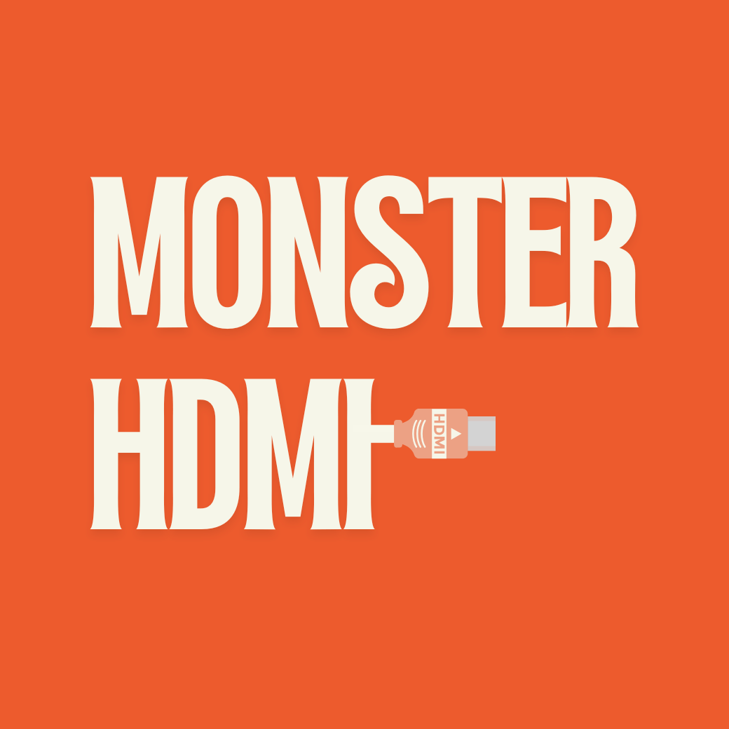 Alt-Text:Monster HDMI - Hochleistungs-HDMI-Kabel für ultimative Bild- und Tonqualität.