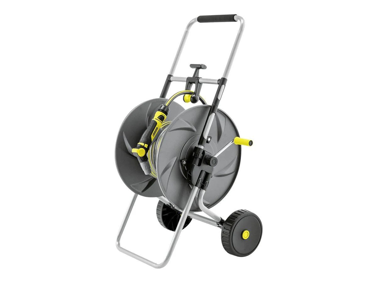 Mobiler Gartenschlauchwagen mit Kurbelgriff und Rädern für easy Gartenarbeit