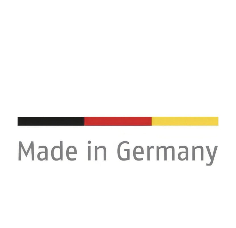 Deutscher Flaggenaufkleber mit Made in Germany auf ABUS Granit XPlus 6950M Ringschloss
