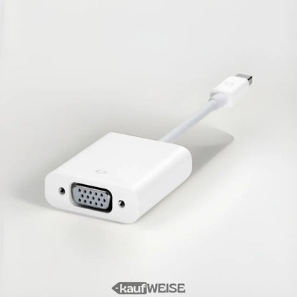 Weißer USB-C auf VGA Adapter für Display-Verbindung, passend für Apple Mini DisplayPort A1307