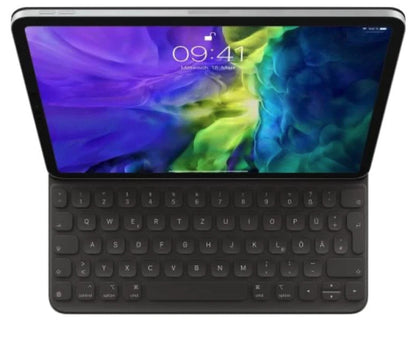 Schwarzes Apple Smart Keyboard Folio für iPad Pro 11 Zoll QWERTZ Layout