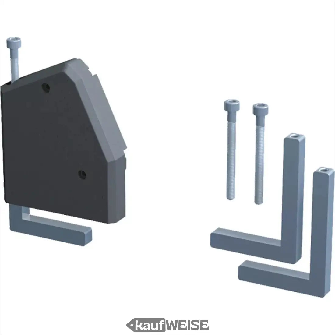 Industrie-Montageteile für BACHMANN DESK Tischsteckdose Aluminium mit Halterung