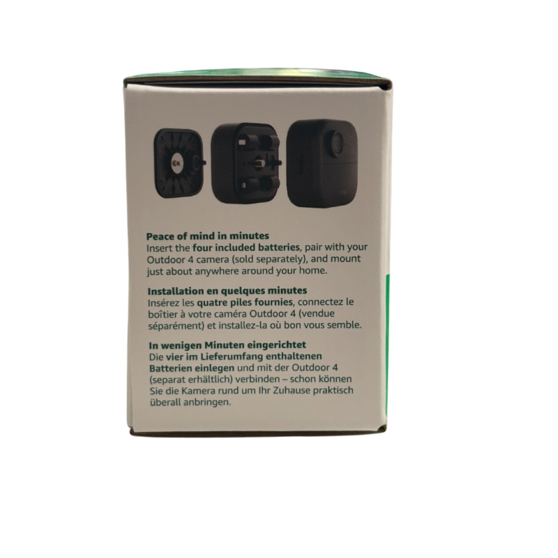 Blink Outdoor 4 Akku-Erweiterungspack für 4 Jahre, schwarzer Karton