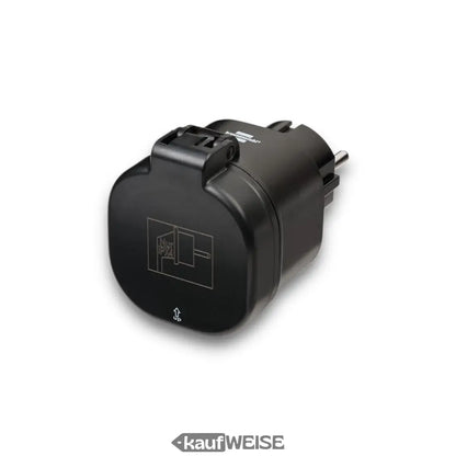 Schwarzes USB Wandladegerät für BRENNENSTUHL Connect WIFI Outdoor WLAN-Steckdose