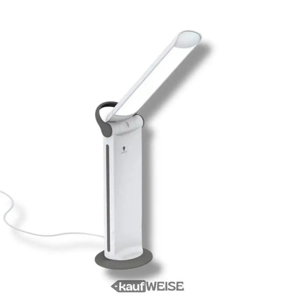 Weiß-graue verstellbare LED-Schreibtischlampe Daylight Twist 2 E35070 mit CRI 95