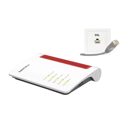 AVM FRITZ!Box 7530 AX DSL Router with VDSL modem and DSL connection for high-speed internet.