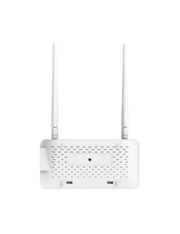 Weißer WLAN-Router mit zwei Antennen für Hoymiles DTU-Pro-S WiFi Überwachungsmodul