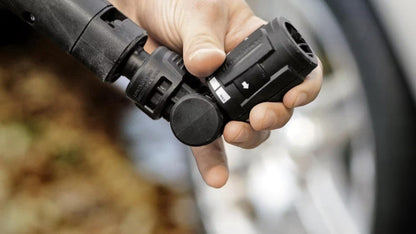 Schwarzer Reifenfülldruckmesser mit modernem Design für Kärcher VP 145 S Vario Jet