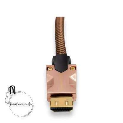 Rose gold HDMI-Kabelanschluss des Monster M2000 HDMI-Kabel für 4K Gaming