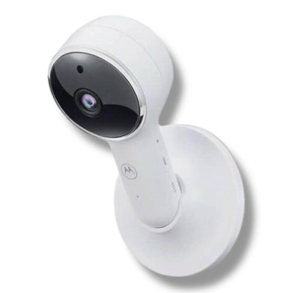 Weiße runde kabellose Sicherheitskamera für Motorola Baby VM65X Connect Video-Babyphone