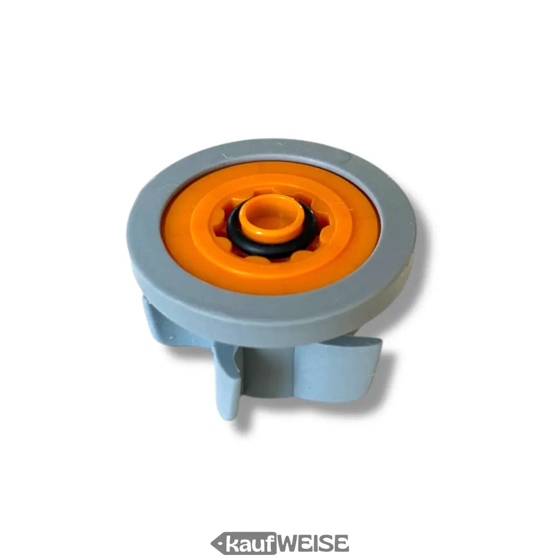 Grauer und orange Kunststoff-Armaturenteil für Wassersparer, passend für Neoperl PCW-02