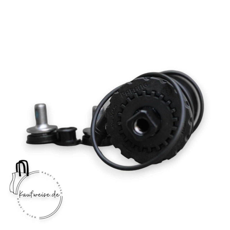 Schwarze Kunststoffspule mit Metalleinsatz für Bafang Drehmoment-Sensor, präzise Drehmomentmessung
