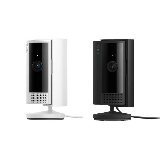 Weiße und schwarze Ring Indoor Kamera 2. Gen mit Ständer