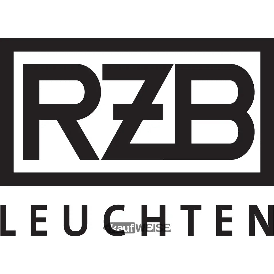 Schwarzes RZB Logo auf weißem Hintergrund für RZB LED-Einbaustrahler 8W