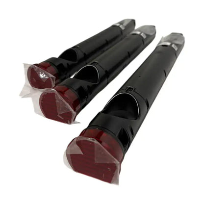 Drei schwarze Kfz-Reflektoren für die Vanmoof X3 Smart Cartridge T4