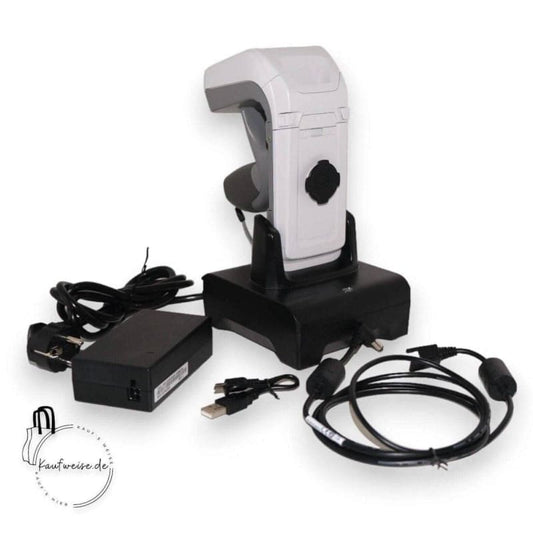 Barcode-Scanner mit Ladebasis und Kabeln für Zebra RFD8500 RFID im Einzelhandel