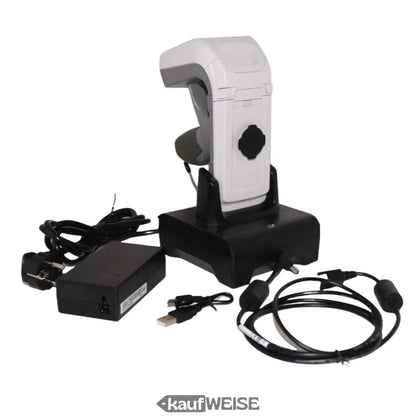 Barcode-Scanner mit Ladebasis und Kabeln für Zebra RFD8500 RFID im Einzelhandel